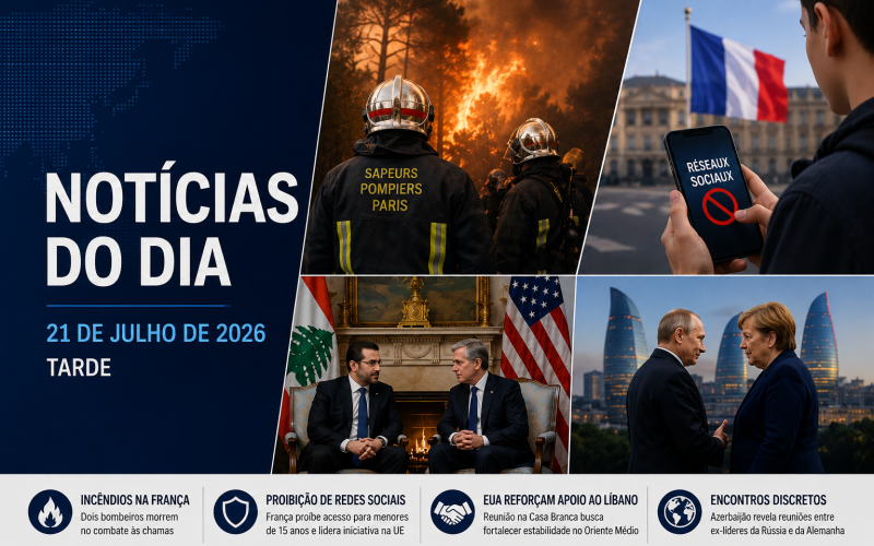 Giro Internacional: os principais acontecimentos do mundo em 21 de julho de 2026