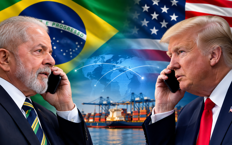 Lula e Trump retomam diálogo comercial entre Brasil e Estados Unidos